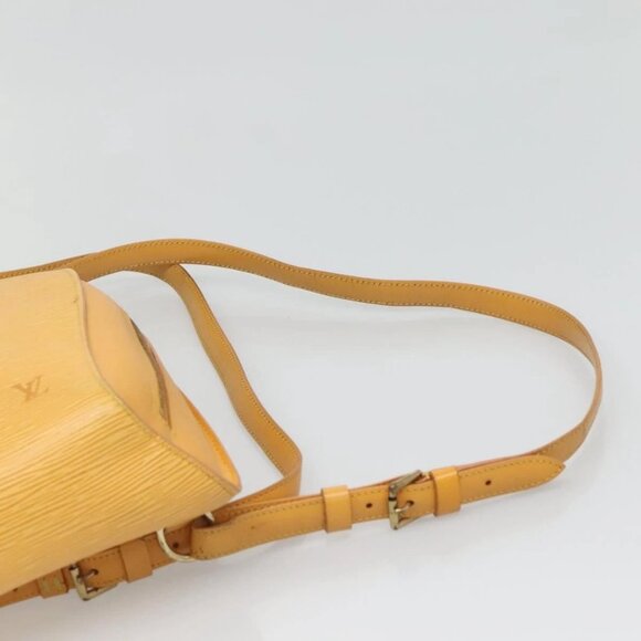 LOUIS VUITTON Epi Mabillon Backpack Yellow LV Auth - Picture 10 of 16